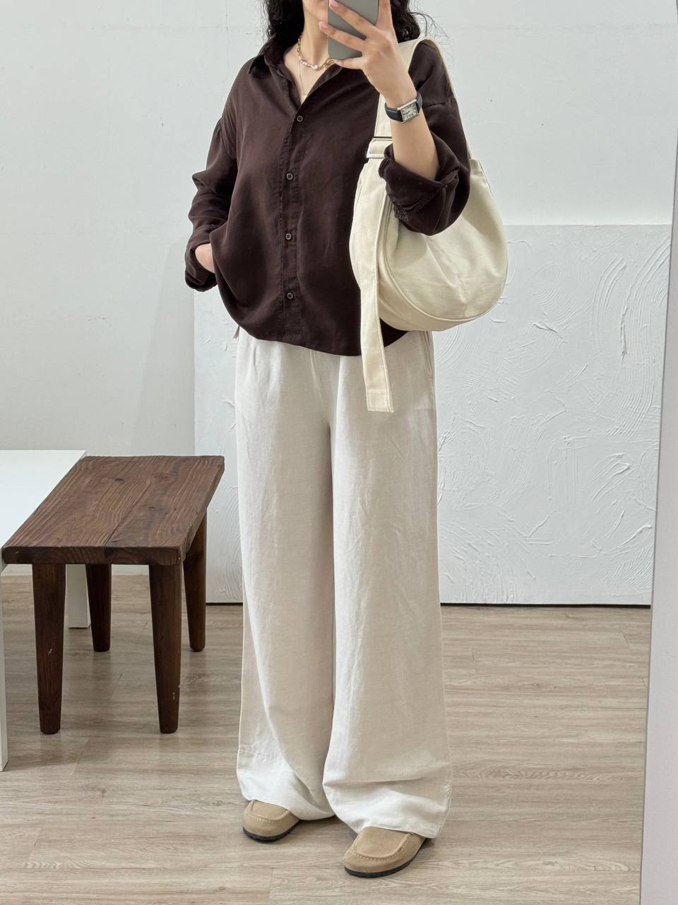 شلوار پاچه دوبل Zara